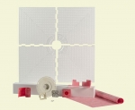 Loxcreen 48 x 48 Prova Shower Kit Center Drain for Tile Waterproofing