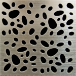 PSC Pro Stainless Steel Drain Grate Cover - Pebbles Design