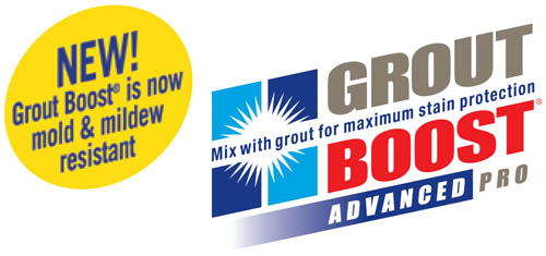 New Grout Boost is now mold and mildew resistant