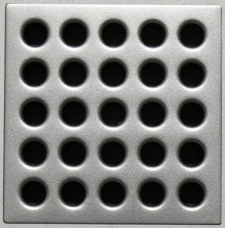 Waterproofing shower kit Drain Grate Cover color Satin Nickel E4410